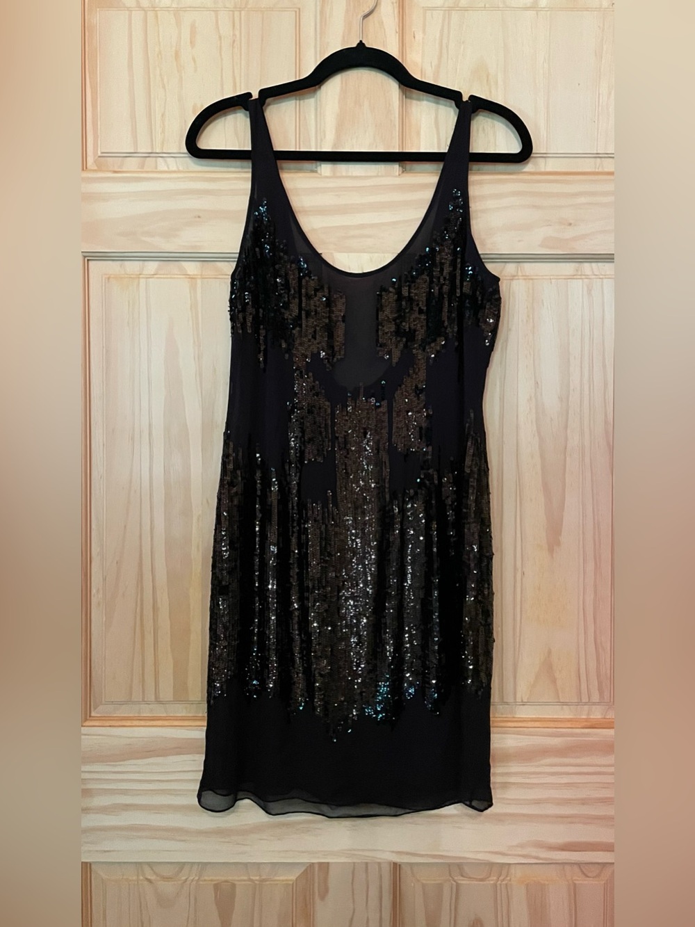 BASIX Black Label Sequin Cocktail Dress